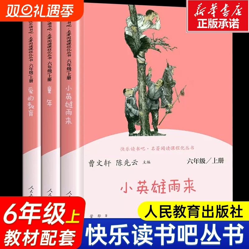 六年级上册必读课外书全套快乐读书吧 小英雄雨来正版 童年书 爱的