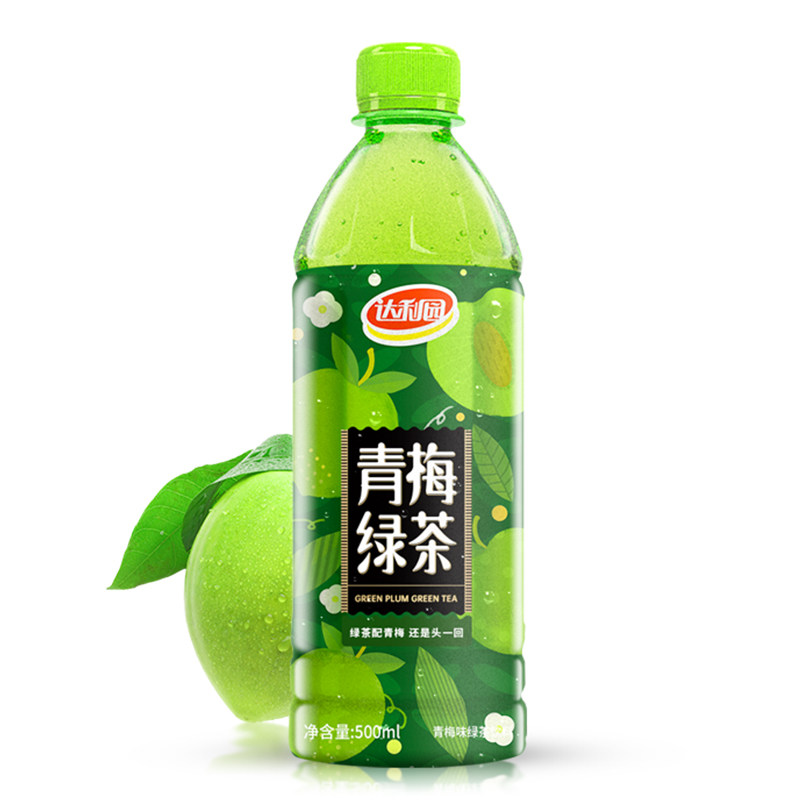 达利园青梅绿茶500ml瓶装果味茶囤货青梅茶果汁饮料整箱青梅汁图片