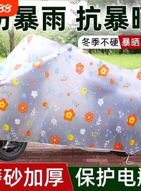电动车摩托车加厚防雨罩车衣