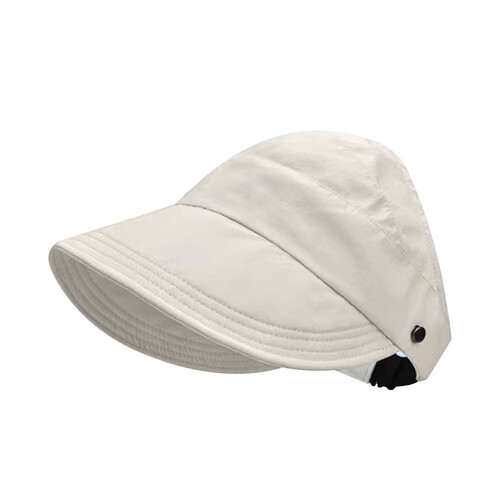 休闲女士时尚春夏款空顶帽遮阳帽升级版米色/卡其色/黑色1个