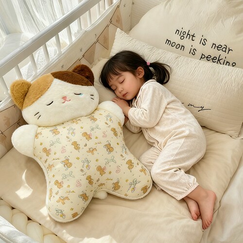 小羊豆袋玩偶抱枕海豹大象毛绒玩具娃娃女生睡觉靠枕解压安抚公仔