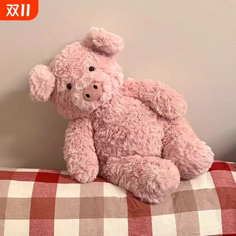 可爱巴纳布斯小猪公仔毛绒玩具安抚玩偶宝宝睡觉抱枕礼物女生猪猪