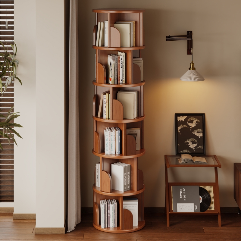 实木旋转书架|超2000次加购