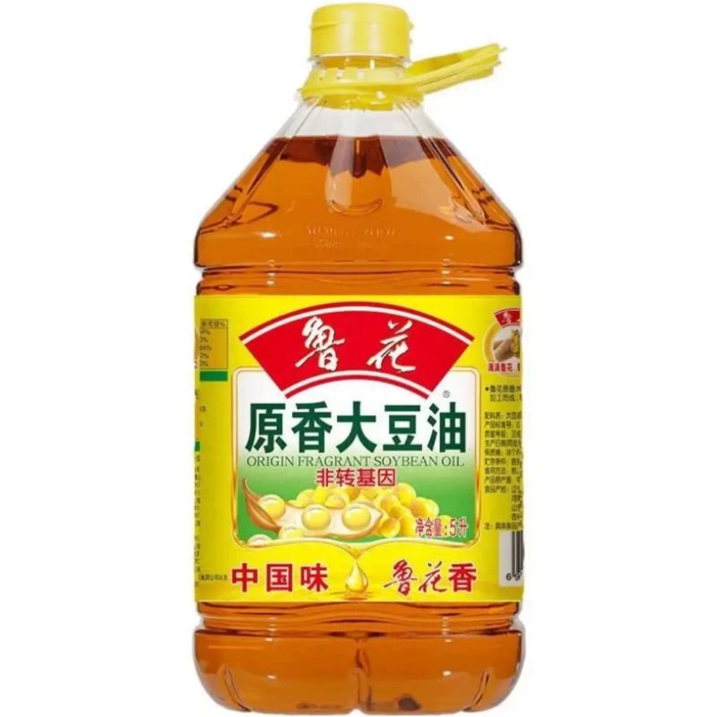 鲁花原香大豆油非转基因5L三级家用通用食用植物油精选直营店桶装