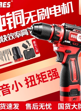 大有款16.8v手电钻锂电无刷家用双速钻电动充电手钻DC-126手枪钻