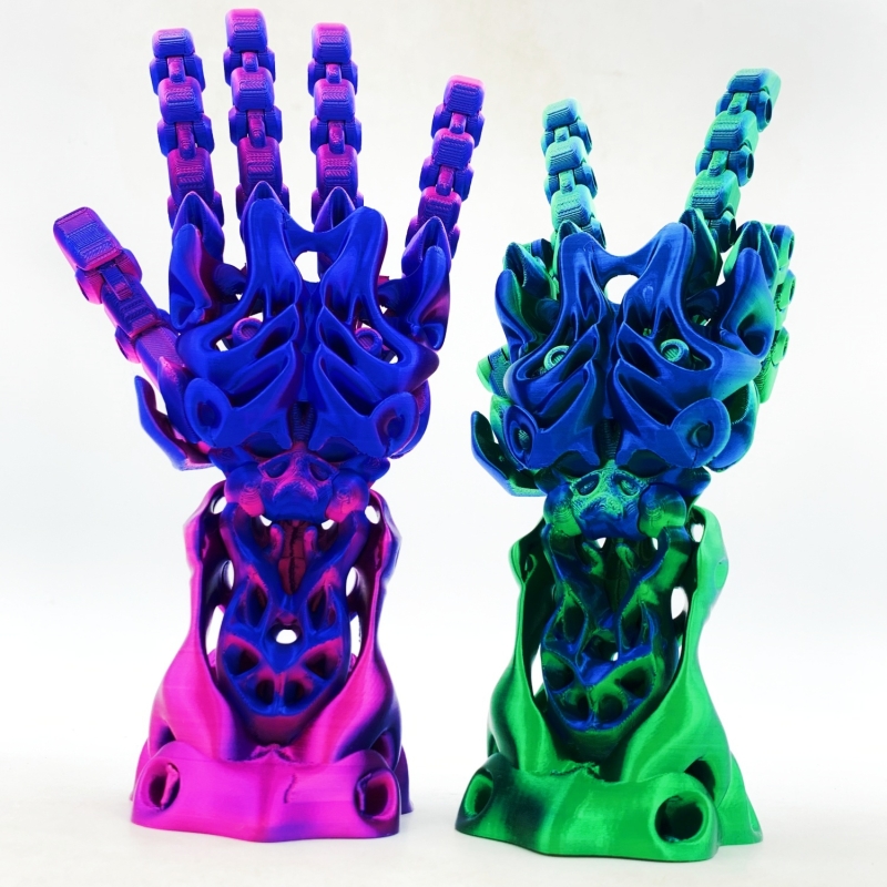 3D打印创意生物机械手掌模型关节可动手掌整蛊玩具小众独特摆件
