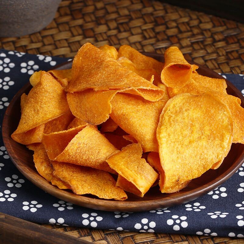 香脆红薯片500g地瓜脆片农家自制芝麻香番薯干片薯片零食200g