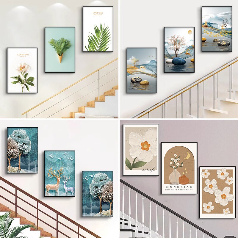 轻奢玄关装饰画走廊过道挂画高级感入户墙面客厅画壁画油画艺术