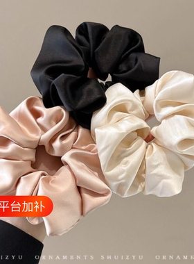 赵露思同款缎面大肠发圈女高级感发饰扎头发皮筋发绳头发头绳yh
