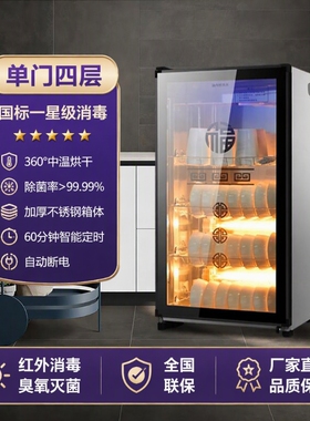免消毒柜家用小型碗筷家庭消毒烘干碗柜商用餐具保洁柜不锈钢一体