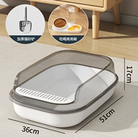 Простая белая+автоматическая вода из нержавеющей стали+кошачья песчаная лопата