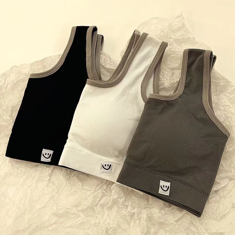 初中生内衣女运动发育期少女青春背心防震女大童15岁高中学生文胸