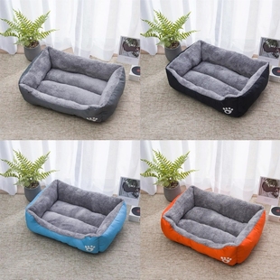 狗窝大型犬保暖毛绒加厚猫窝冬季 宠物窝狗床狗垫泰迪室内可拆洗