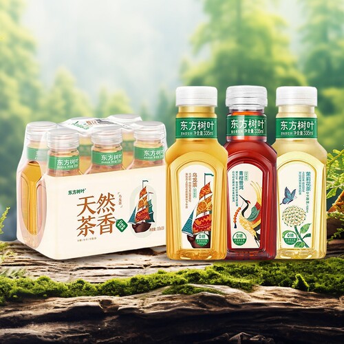 农夫山泉东方树叶小瓶 335ml*6 茉莉花茶乌龙茶青柑普洱小瓶装
