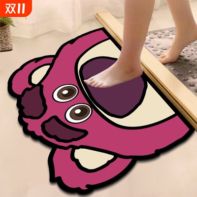 卫生间防滑卡通浴室防滑地垫脚垫