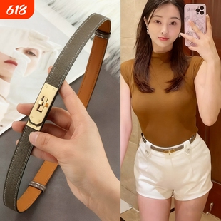 连衣裙腰带配饰皮带女士2025新款皮装饰裙子西装大衣收腰免打孔
