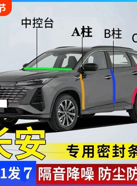 适用CS75/55/35PLUS逸动UNI-V/T/K/Z逸达 Lumin汽车用隔音密封条