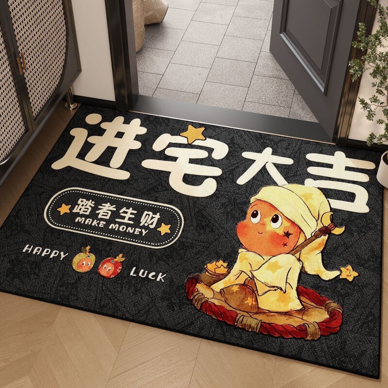 硅藻泥入户门口地垫进门门口防滑耐脏蹭脚垫入门地毯室内玄关垫子										