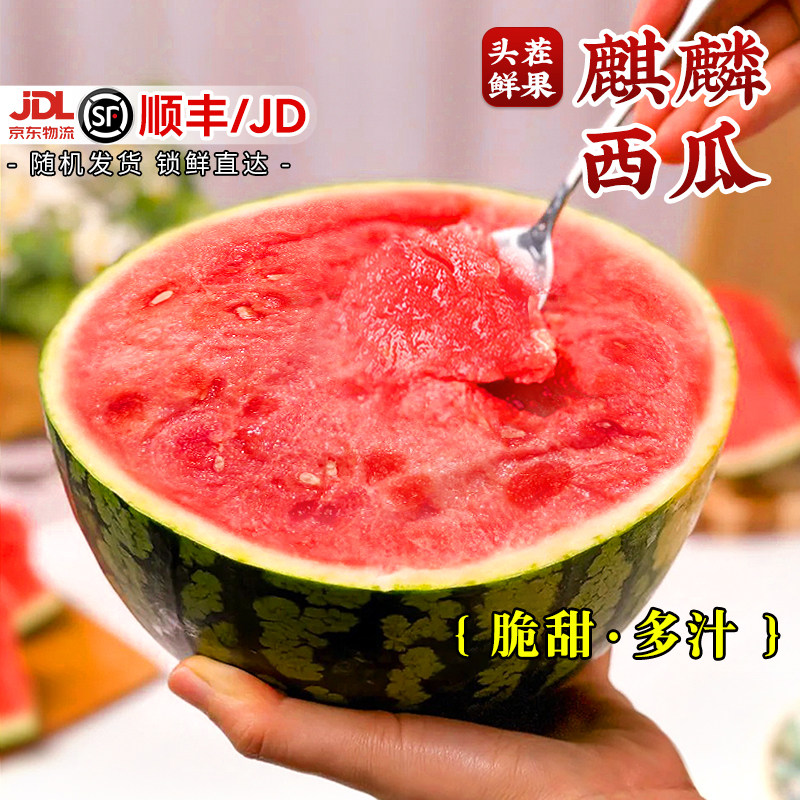云南8424麒麟西瓜新鲜水果当季无籽特大薄皮冰糖美都甜脆整箱包邮,水产肉类/新鲜蔬果/熟食,西瓜,淘宝优惠券,粉丝福利购,淘宝优惠卷