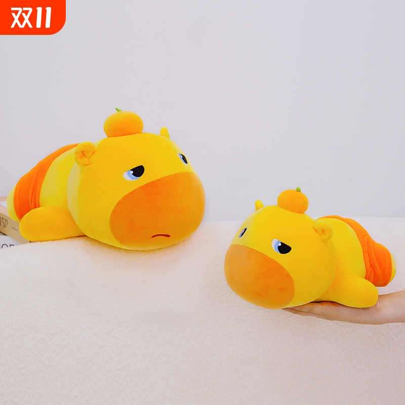 可爱多爱趴姿水豚噜噜玩偶