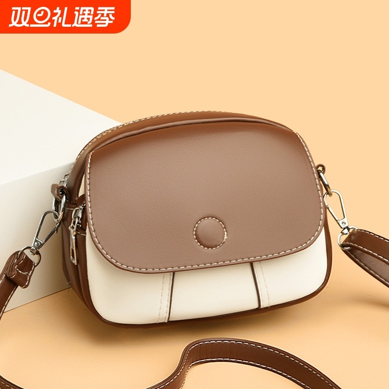 高级感女包2024新款小众斜挎包迷你小圆包百搭单肩潮大容量实用