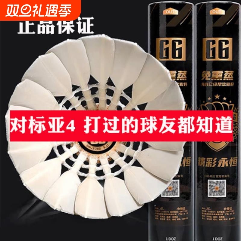 羽毛球套装耐打耐用鹅毛专业训练比赛俱乐部亚狮龙骏则恒