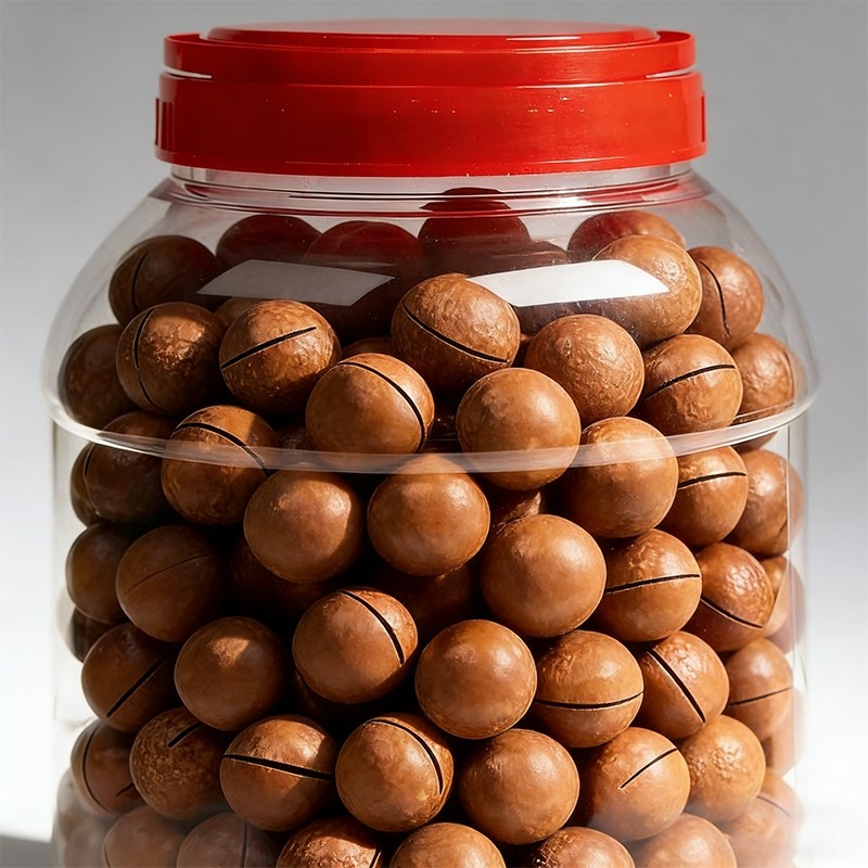 新货夏威夷果坚果批发罐装年货零食500g整箱散装称斤袋装奶香果仁