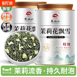 2026新茶茉莉飘雪茉莉花茶特级浓香型飘雪茉莉花茶春茶叶绿茶500g