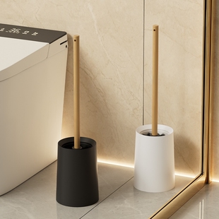 马桶刷无死角家用蹲坑洗厕所刷子卫生间清洁长柄刷带底座加长