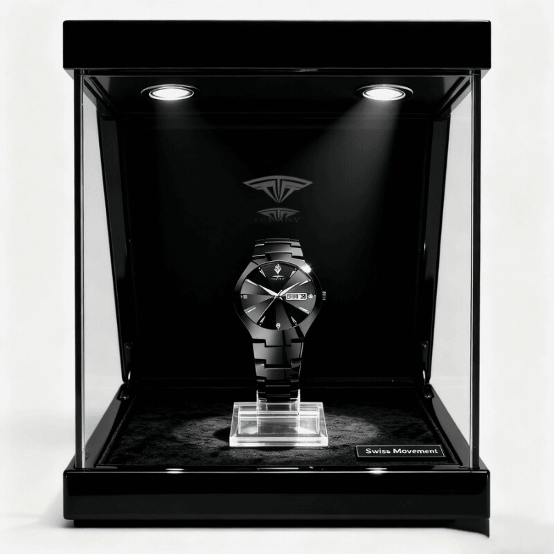 瑞士同款青少年初高中学生手表男款简约潮流全自动机械防水石英表