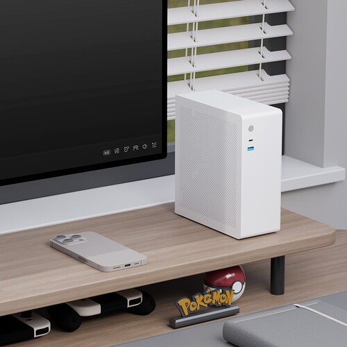 京特尔G100 ITX小机箱/小1U FLEX电源手提mini迷你台式电脑主机箱