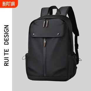 休闲小众设计背包男士 大容量双肩包旅行电脑包轻便学生书包防水