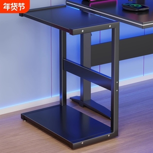 台式电脑主机托架办公室落地双层置物架机箱托盘收纳底座多层加高