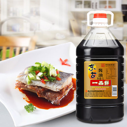 东古一品鲜5L大桶特级酿造酱油 黄豆酿造 炒菜凉拌商用 中华老号