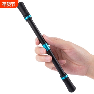 转笔者武士黑专业转转笔初学者炫酷新手网红纤细灵活手指训练专用笔耐摔防滑笔头塑钢笔杆不锈钢弹珠旋转笔