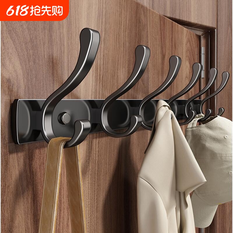 门后挂钩免打孔墙上壁挂强力承重进门挂衣架玄关衣服衣帽钩挂衣钩