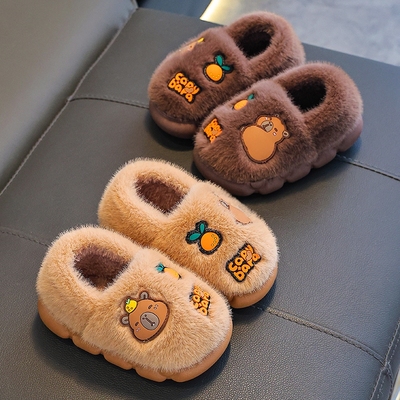 卡皮巴拉儿童棉拖鞋|千人加购