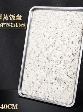 304不锈钢蒸米饭盘子蒸箱托盘长方形商用蒸饭车蒸盘蒸饭柜专用盘