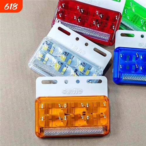 高亮防水新6D边灯LED货车腰灯 24V强光电子防追尾侧灯