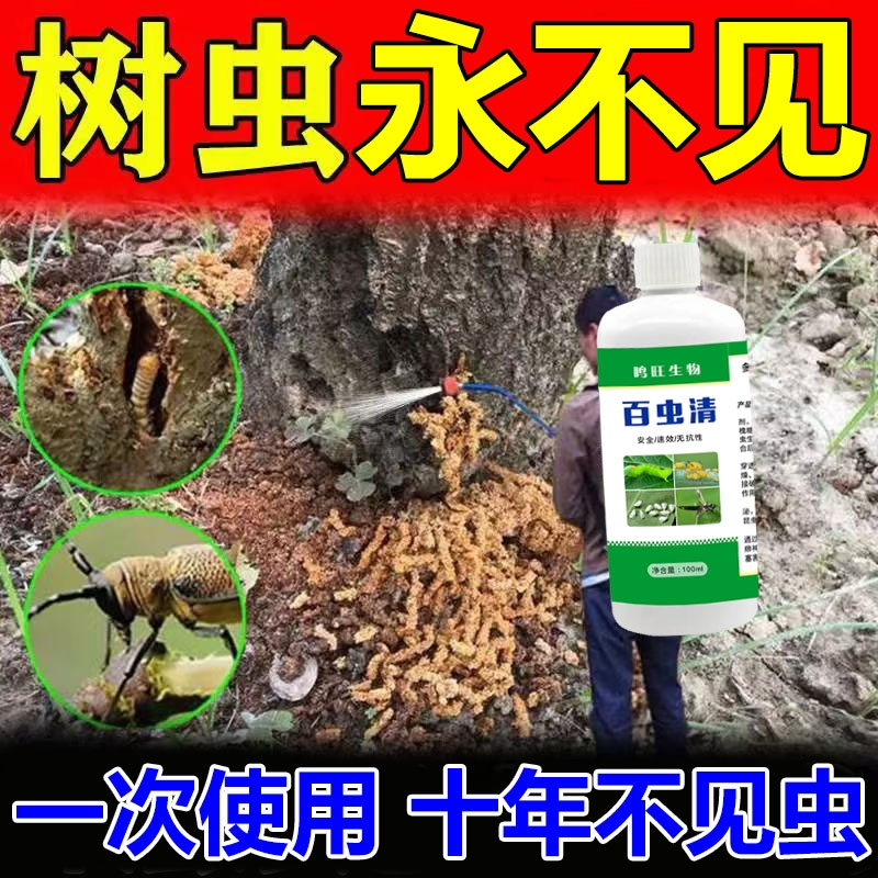 钻心虫专用药果树树干蔬菜树洞虫蛀木虫天牛克星杀虫剂植物防虫药