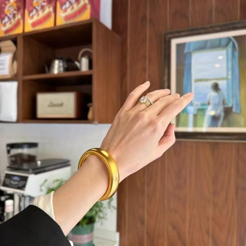 金店同款仿真越南手镯古法传承仿黄金结婚沙金手镯