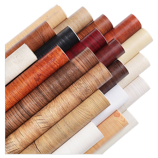 木纹贴纸衣柜家具翻新改色贴膜门贴自粘墙纸桌面防水防潮壁纸桌子