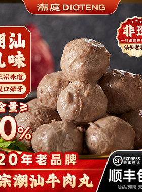 正宗潮汕牛肉丸牛筋丸