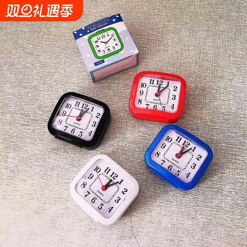 桌面闹铃小闹钟床头简约学生用儿童创意时钟 个性卧室小钟表批发