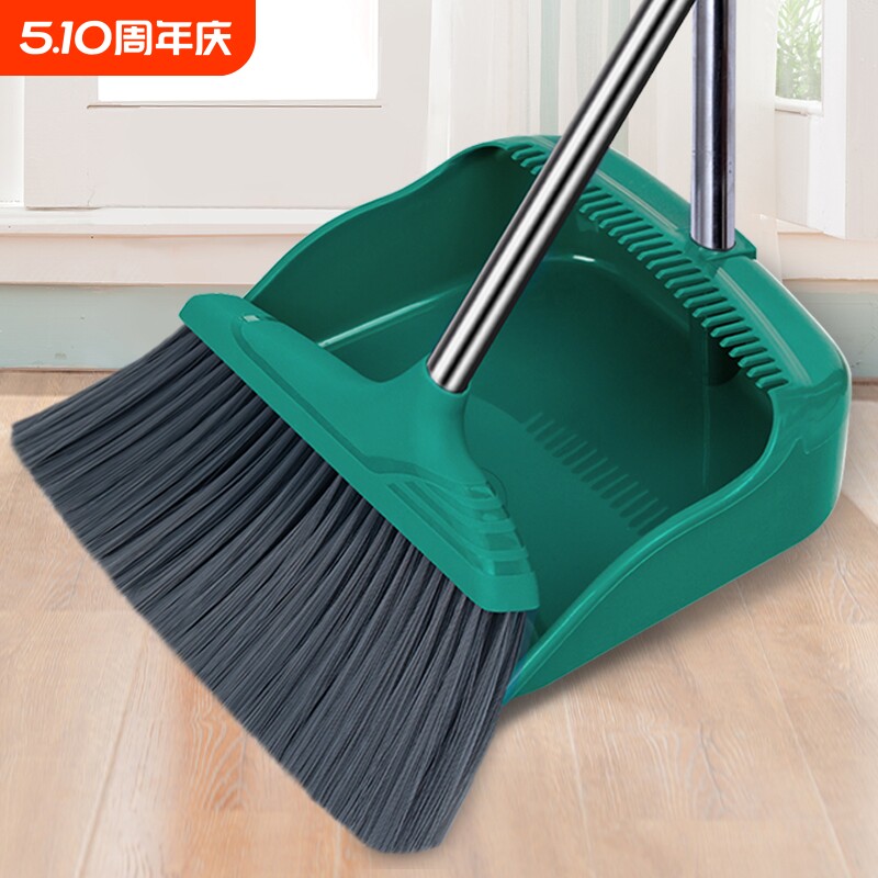 扫把簸箕套装组合家用软毛单个笤帚扫地扫帚撮箕刮水神器加密室内
