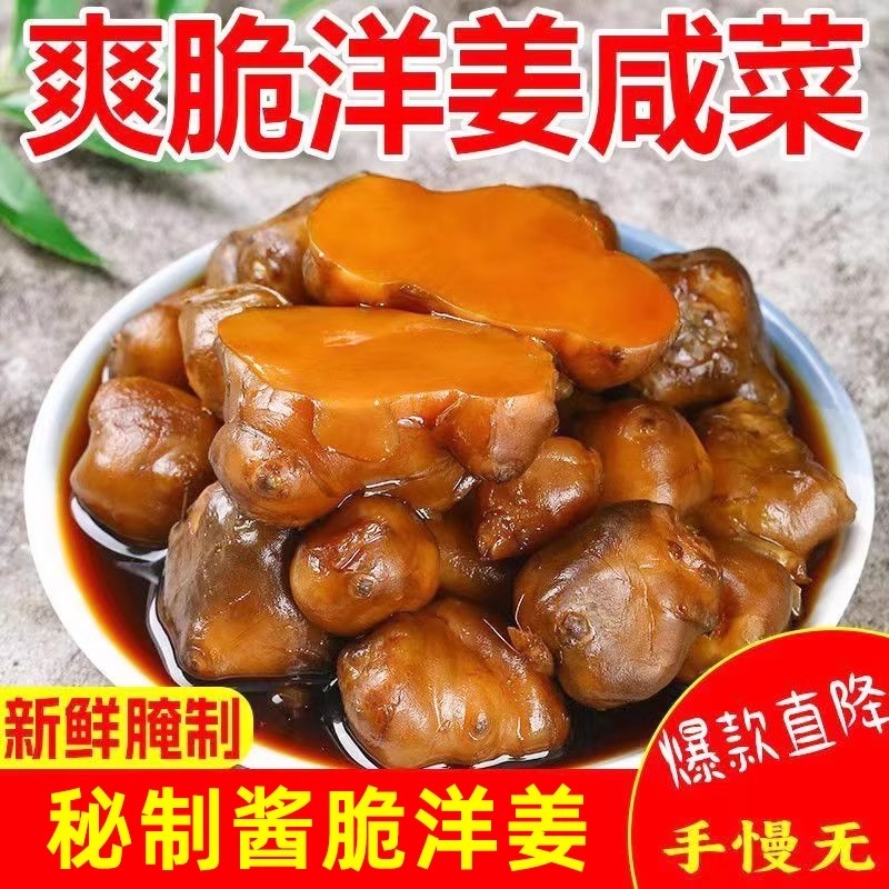 酱洋姜特产咸菜下饭菜即食开胃小菜腌泡菜榨菜新鲜腌制香辣八宝