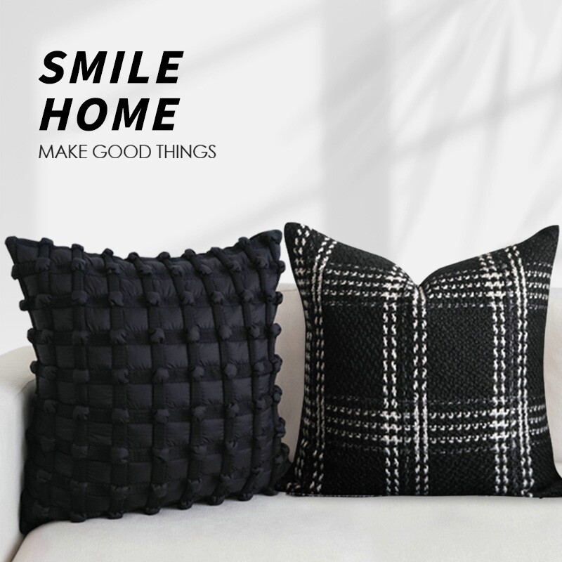 感经典小香风格纹抱枕抱枕套靠垫客厅沙发靠枕腰枕不含芯复古风