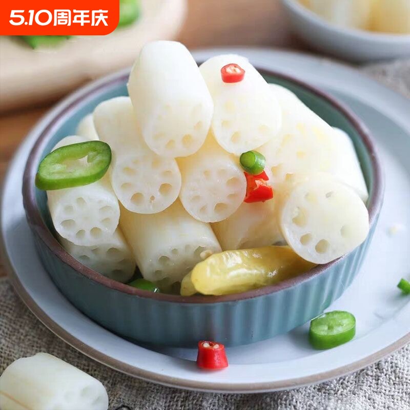 湖北特产泡藕带酸辣下饭菜泡菜400g*袋开袋神器爽口凉拌特色即食