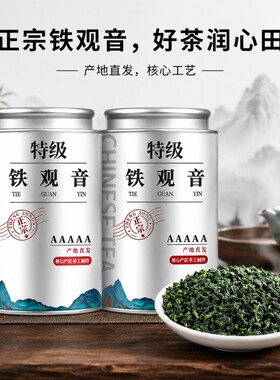 铁观音茶叶绿茶特级浓香型新茶