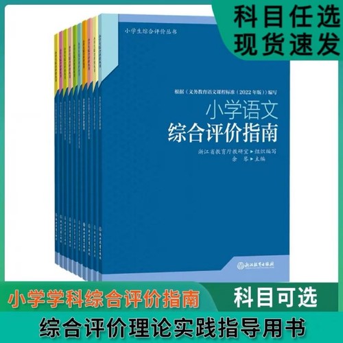 小学生综合评价指南丛书小学教师教育工作者指导用书综合素质理论实践研究浙江出版社标准体育道德学校义务